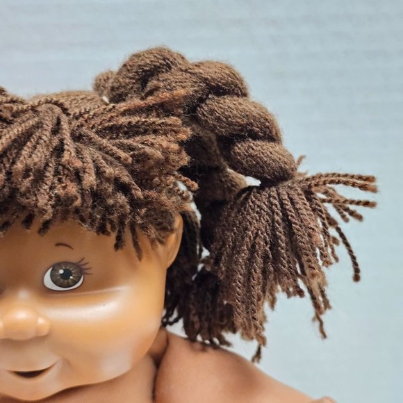 CPK Cabbage Patch Kids African American Brown Eyes Braids 2004 2005 Doll Signed - Picture 12 of 16